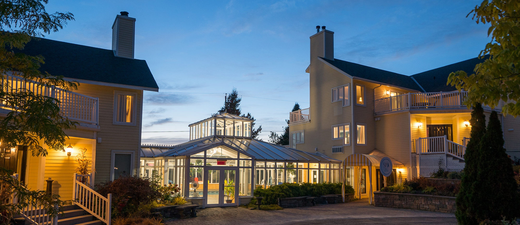 Spa en Estrie à Sutton, hôtel et restaurant à proximité du Lac Brome